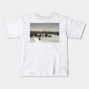 London Skyline Cityscape Primrose Hill Kids T-Shirt